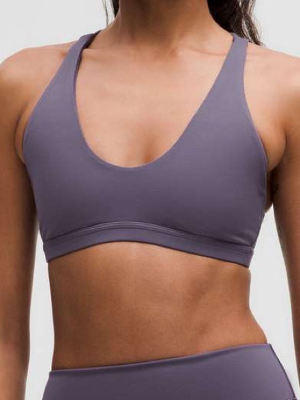 lululemon athletica Scoop Neck Sports Bra in Dusty Lavender Size 6